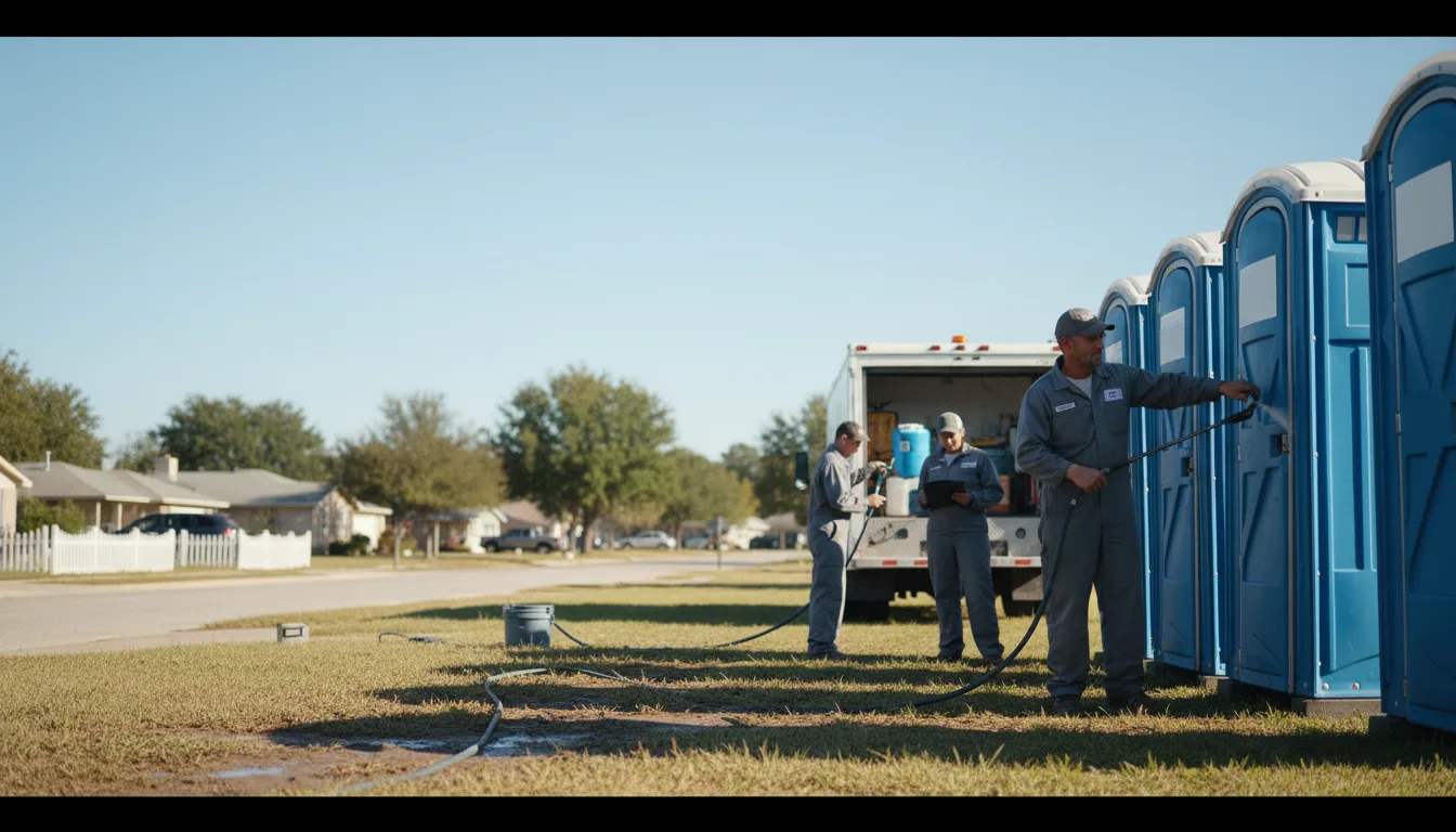 Long-Term Portable Toilet Rental in Aroma Park, IL near me